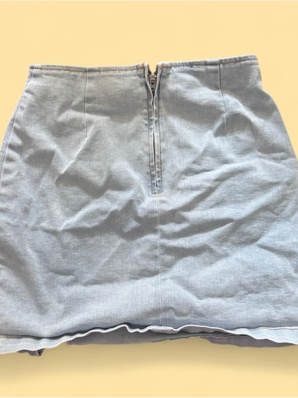 wild fable Light Blue Denim Mini Skirt